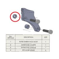 Entretoise courte de butée de biellette d’embrayage Most