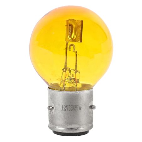 Ampoule standard 12V 35/35W BA21d jaune pour projecteur
