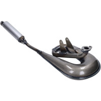 Pot d'échappement circuit bride alu TECNO Peugeot 103 Puch Maxi