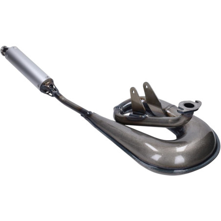 Pot d'échappement circuit bride alu TECNO Peugeot 103 Puch Maxi