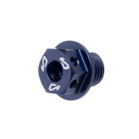 Bouchon de carter d’huile Most bleu nuit MBK / Nitro, aluminium anodisé