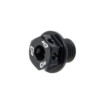 Tapón de cárter de aceite Most negro MBK / Nitro, aluminio anodizado