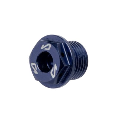 Tapón de cárter de aceite Most Derbi aluminio azul noche