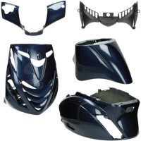 Kit carénage 5 pièces SP EVO 1 bleu minuit DMP Piaggio ZIP 2000