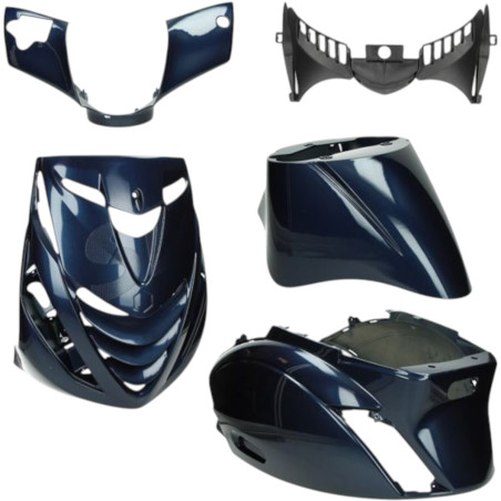 Kit carénage 5 pièces SP EVO 1 bleu minuit DMP Piaggio ZIP 2000