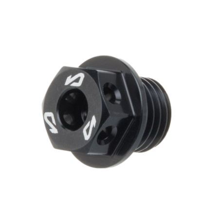Tapón de cárter de aceite Most Minarelli AM6 – aluminio CNC anodizado negro