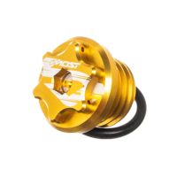 Tapón de cárter de aceite Most Minarelli AM6 – aluminio CNC anodizado oro