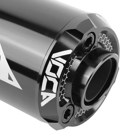 Escape 50/70cc paso alto Derecho Beta RR 2012-2020 - Rookie Negro Voca Cross