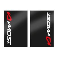 Kit autocollants de protection de fourche Most Noir et Rouge