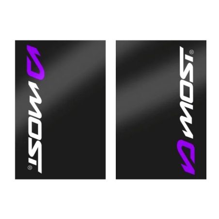 Kit de pegatinas protectoras de horquilla Most Negro y Violeta