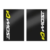 Kit de pegatinas protectoras de horquilla Most Negro y Amarillo