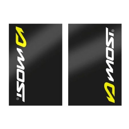 Kit de pegatinas protectoras de horquilla Most Negro y Amarillo