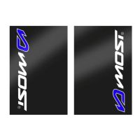 Kit autocollant de protection de fourche Most Noir et Bleu