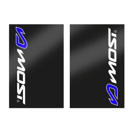 Kit de pegatinas protectoras de horquilla Most Negro y Azul