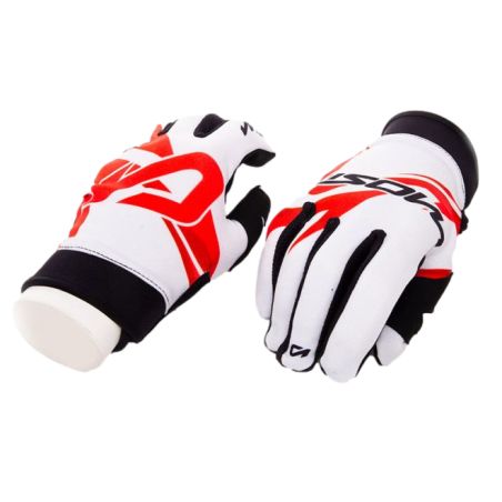 Guantes Most Summer Fit no homologados Blanco/Rojo/Negro S