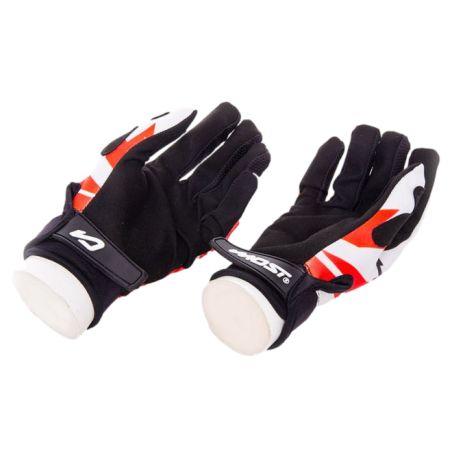 Gants Most Summer Fit Blanc/Rouge/Noir S type cross non homologués