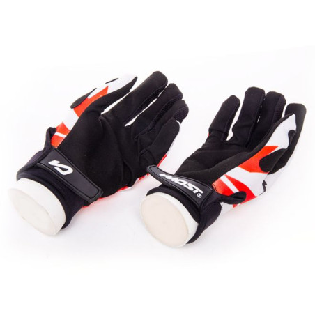 Gants Most Summer Fit Blanc/Rouge/Noir M type cross non homologués