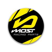 Autocollant Most rond jaune – vinyle résistant UV