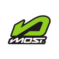 Autocollant MOST logo vert 5,45x3,68 cm en vinyle résistant