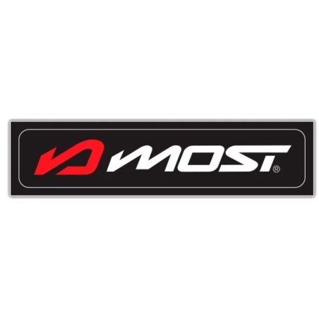 Autocollant Most rouge 8,46 × 1,72 cm