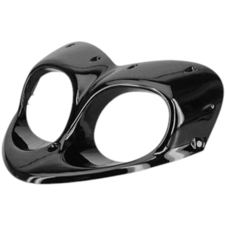 Entorno de faro negro metalizado adaptable Yamaha Next NM / MBK Booster NG Euro 1