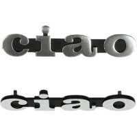 Logo latéral fixation clips chromé Ciao