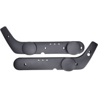 Paire de caches moteur noir adaptable Piaggio Ciao