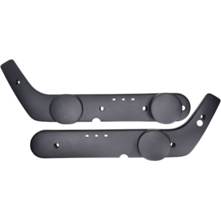 Paire de caches moteur noir adaptable Piaggio Ciao