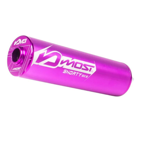 Silenciador de escape 50cc 80cc Most Shorty  M3 Violeta
