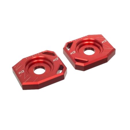 Tendeur de chaîne MOST Racing rouge aluminium CNC Rieju MRT 50