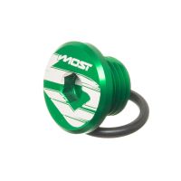Tapón de cárter de aceite Most V3 Verde para MBK, Yamaha, Aprilia, Malaguti, Rieju y Beta