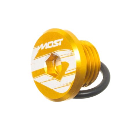 Tapón de cárter de aceite Most V3 Oro para MBK, Yamaha, Aprilia, Malaguti, Rieju y Beta