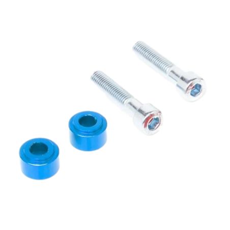 Entretoises d’étrier radial 320 mm Most Racing bleu pour motos 50 cc