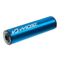 Silenciador MOST Racing 50-70cc azul negro tubo 18 mm