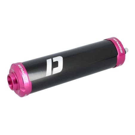 Silencieux échappement Doppler 50-70cc noir rose mécaboîte