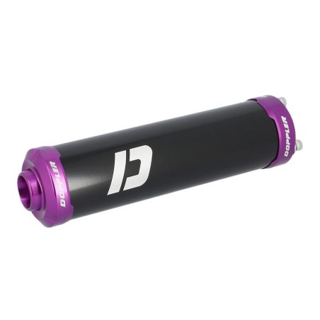 Silencieux échappement Doppler 50-70cc noir violet mécaboîte