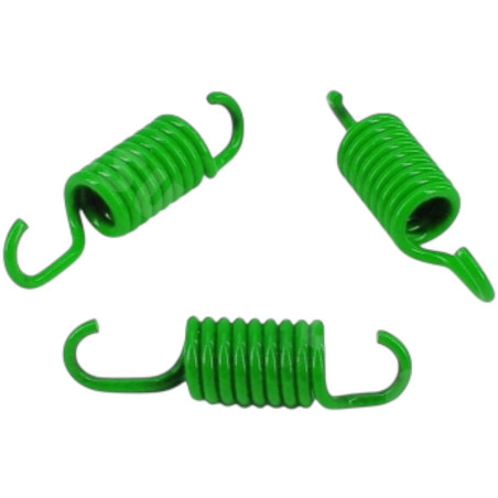 Lot de 3 ressorts d'embrayage Carenzi vert Yamaha Booster Nitro Aerox Peugeot Speedfight Piaggio