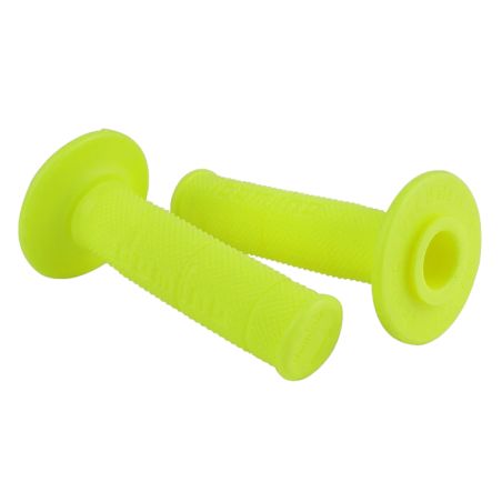 Revêtement poignée Domino Moto Off Road jaune fluo Paire gauche et droite