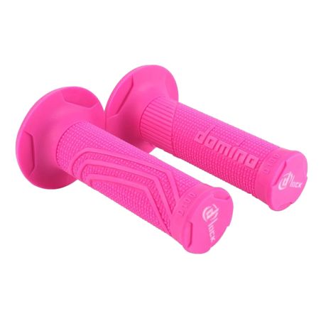 Revêtement poignée Domino Moto Off Road D100 D-Lock fuchsia – Paire