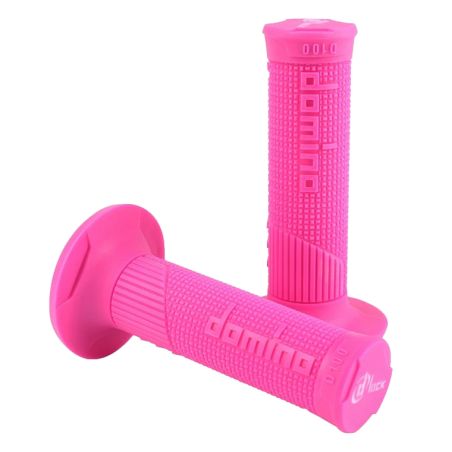 Revestimiento de puño Domino Off Road D100 D-Lock fucsia Lock-On Par