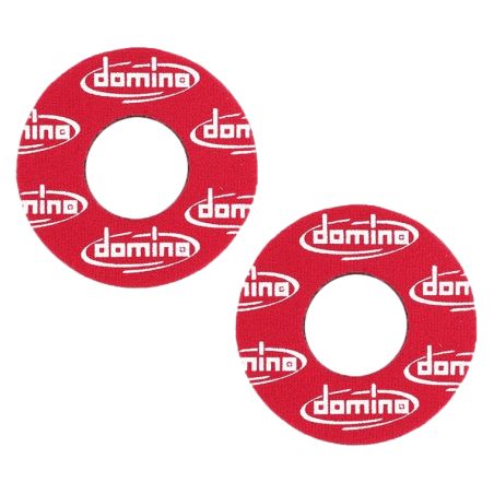 Donuts de revêtement poignée Domino Moto Off Road rouge – Paire