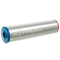 Silenciador de escape MOST Racing French Edition 50 80cc tricolor silver rojo azul aluminio