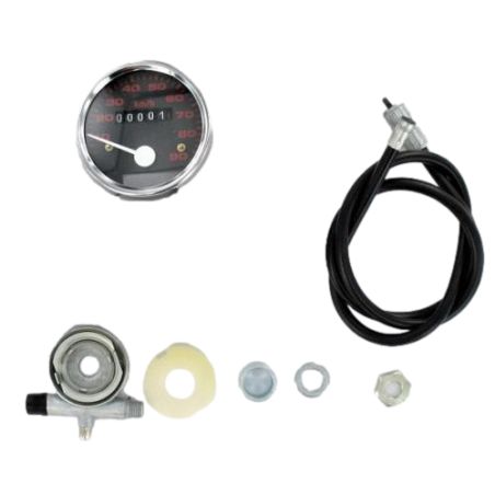 Compteur Huret rond 90 km/h Peugeot 103 SP - Vintage