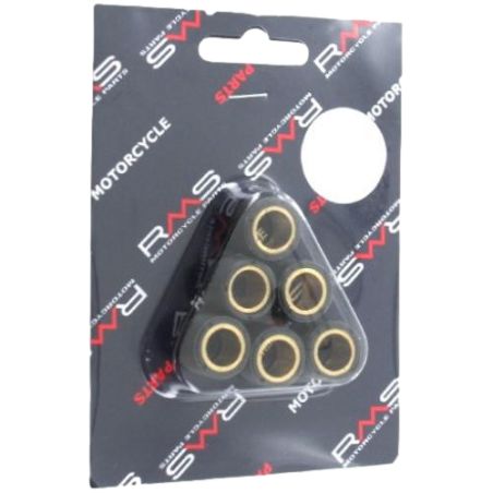 Rodillos RMS 15x12 4,3 g x6 para scooter 50cc