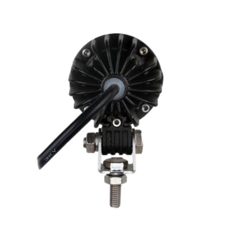 Feu avant additionnel M-Tech LED 10W IP67/IP68, boîtier aluminium et inox, flux flood, installation réglable