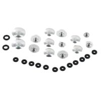 Set de 14 couvre-vis MBK / Yamaha Booster 50cc – Argent