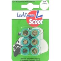 Galet LEOVINCE 16x13 4 gr x6 – Scooter Gilera, Peugeot, Honda, Kymco, Piaggio, PGO