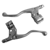 Levier poignée de frein cyclo M84 aluminium poli simple fixation