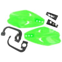 Paramanos verde fluorescente con fijaciones manillar 22 mm moto 50 con marchas