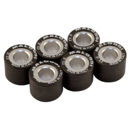 Rodillos Malossi 15x12 3,2 g para variador scooter – Pack de 6